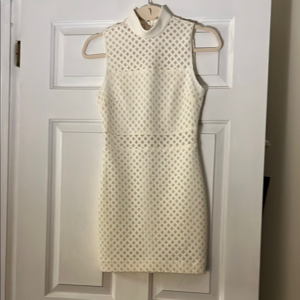 Mesh White Dress